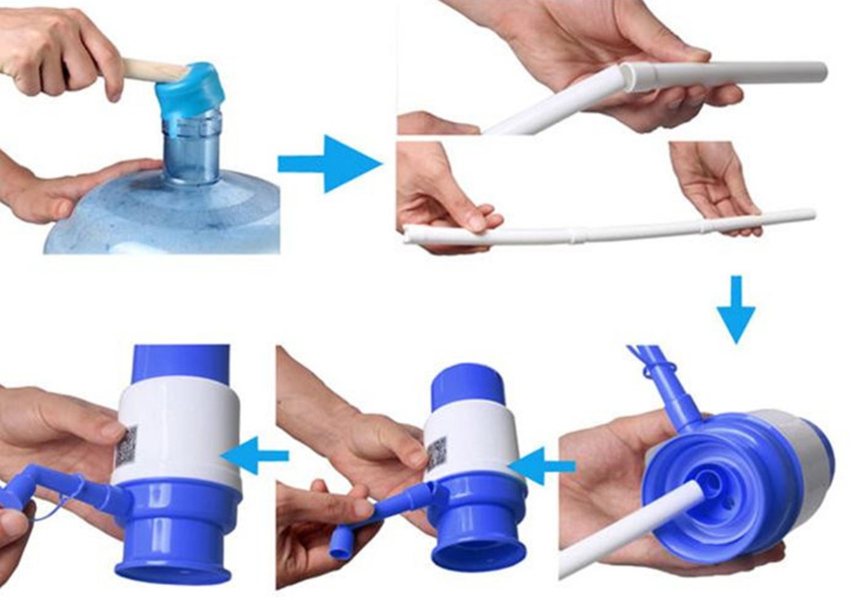 Помпа из пластиковой бутылки - насос для перекачки жидкости своими руками